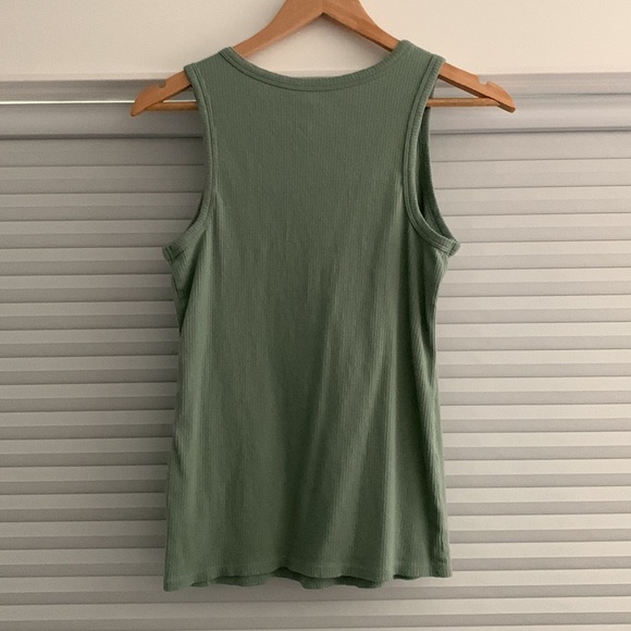 Sage Ribbed Tank - Picture 2 of 3
